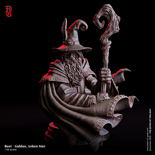 Galdus Ashen Star - Bust - The Gates of Twilight (Sculpted by Flesh of Gods)