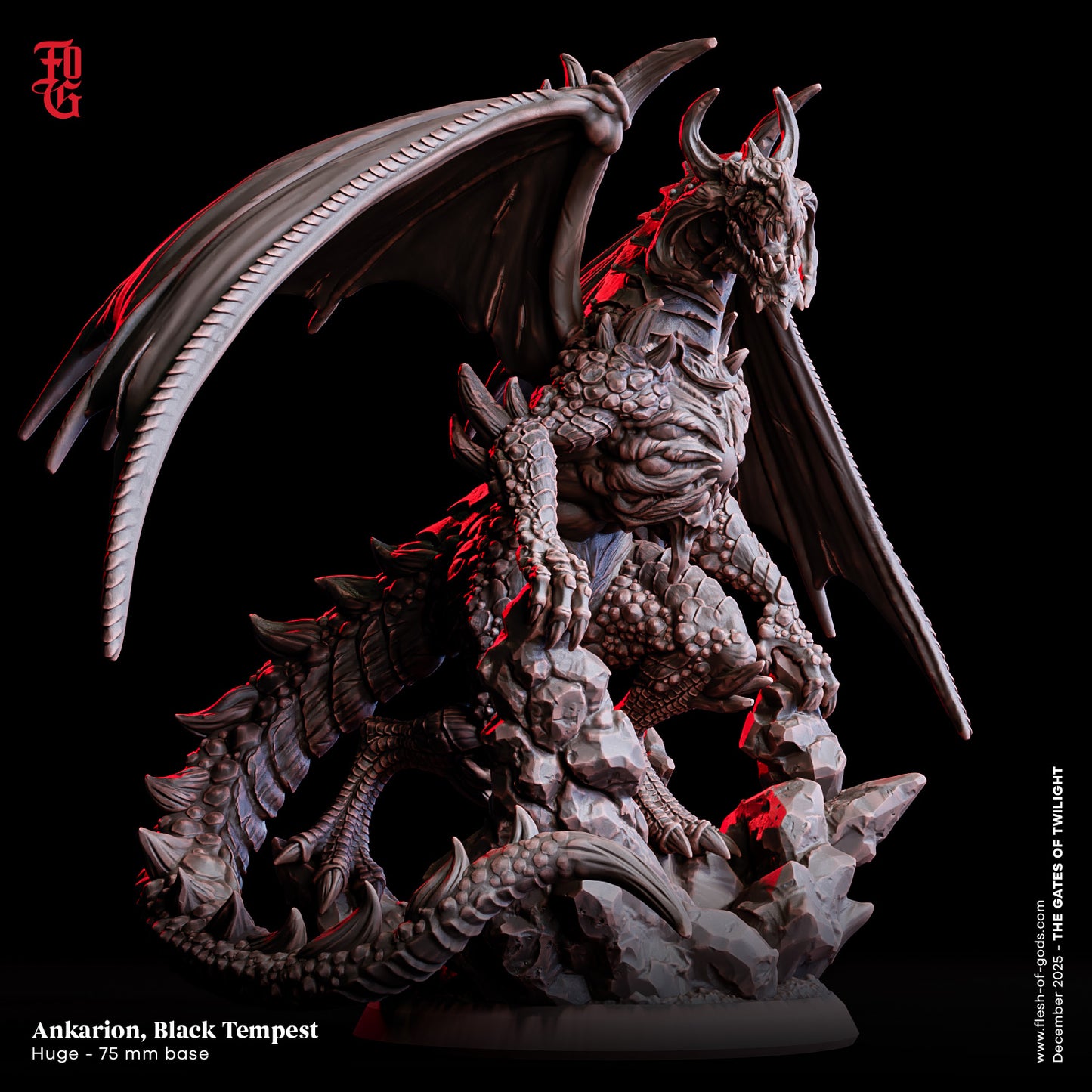 Ankarion Black Tempest - The Gates of Twilight (Sculpted by Flesh of Gods)