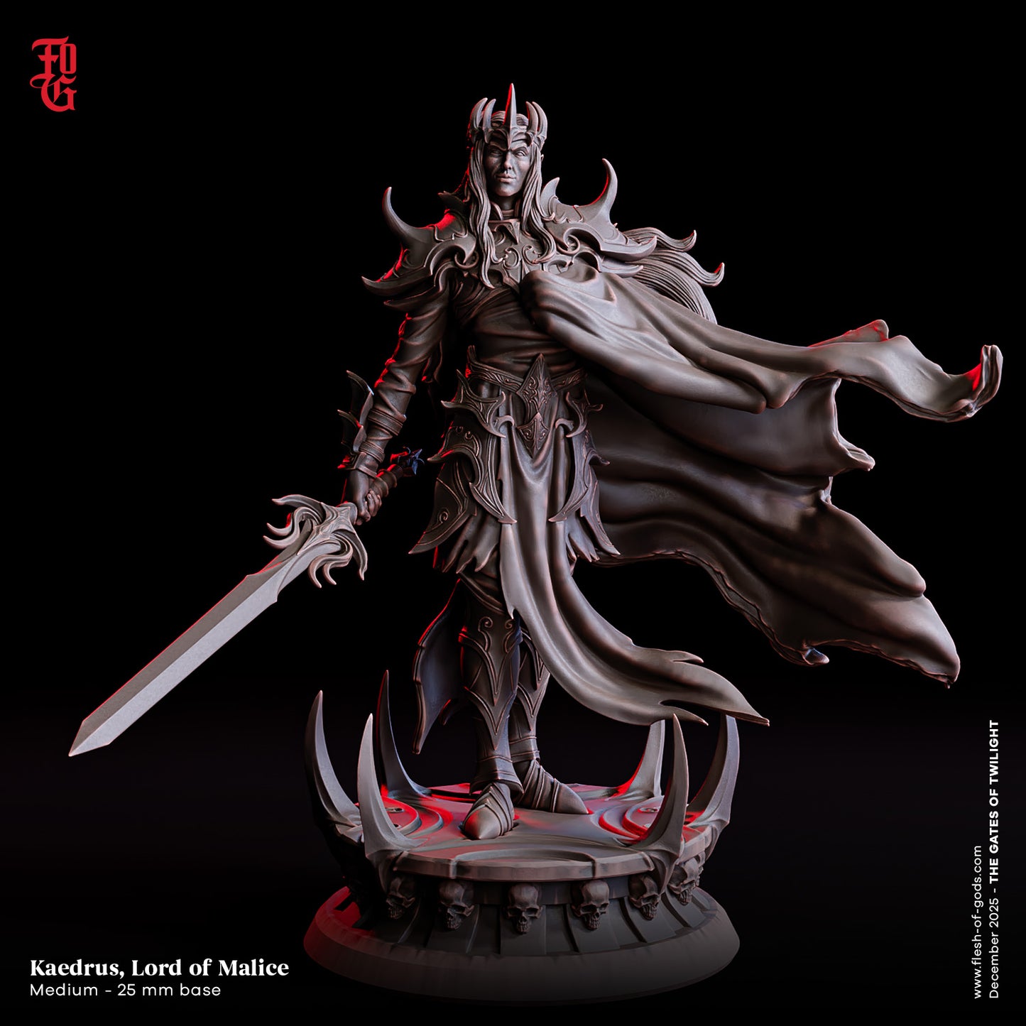 Kaedrus Lord of Malice - The Gates of Twilight (Sculpted by Flesh of Gods)