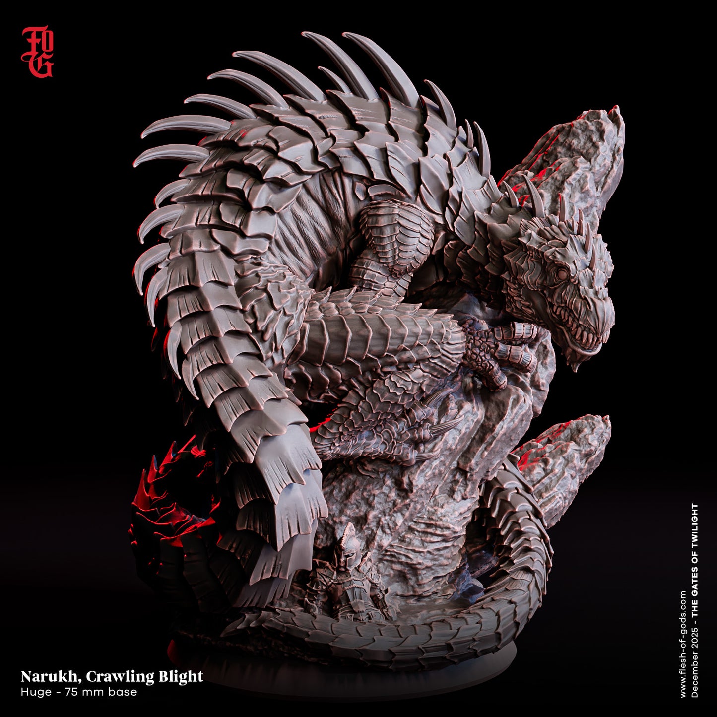 Narukh Crawling Blight - The Gates of Twilight (Sculpted by Flesh of Gods)