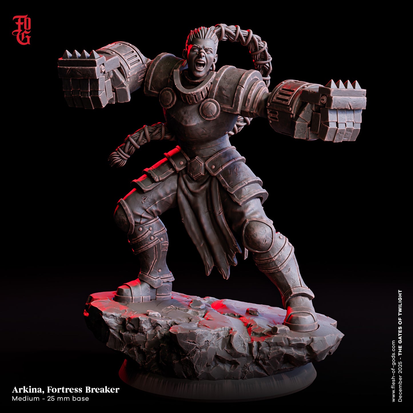 Arkina Fortress Breaker - The Gates of Twilight (Sculpted by Flesh of Gods)