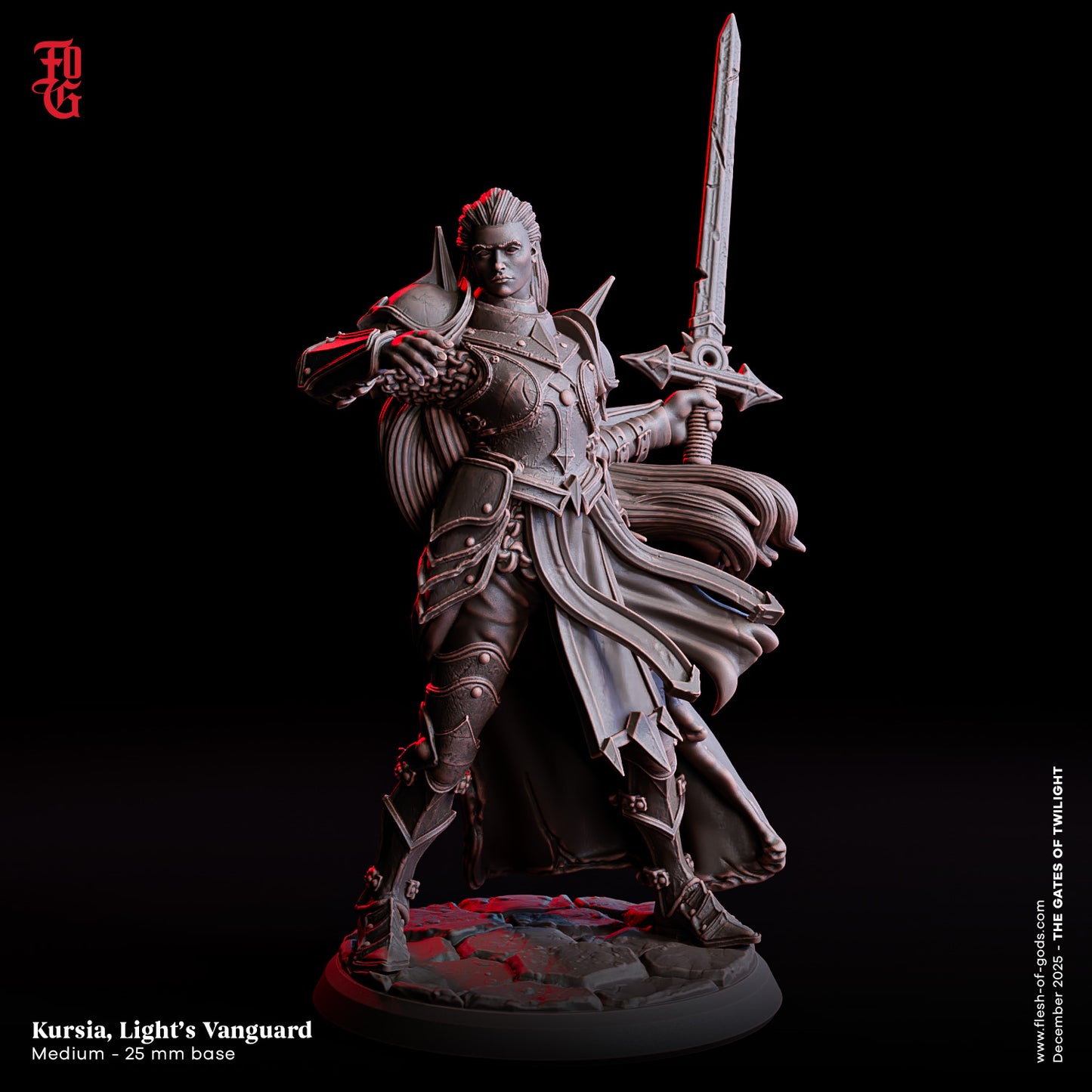 Kursia Light's Vanguard - The Gates of Twilight (Sculpted by Flesh of Gods)