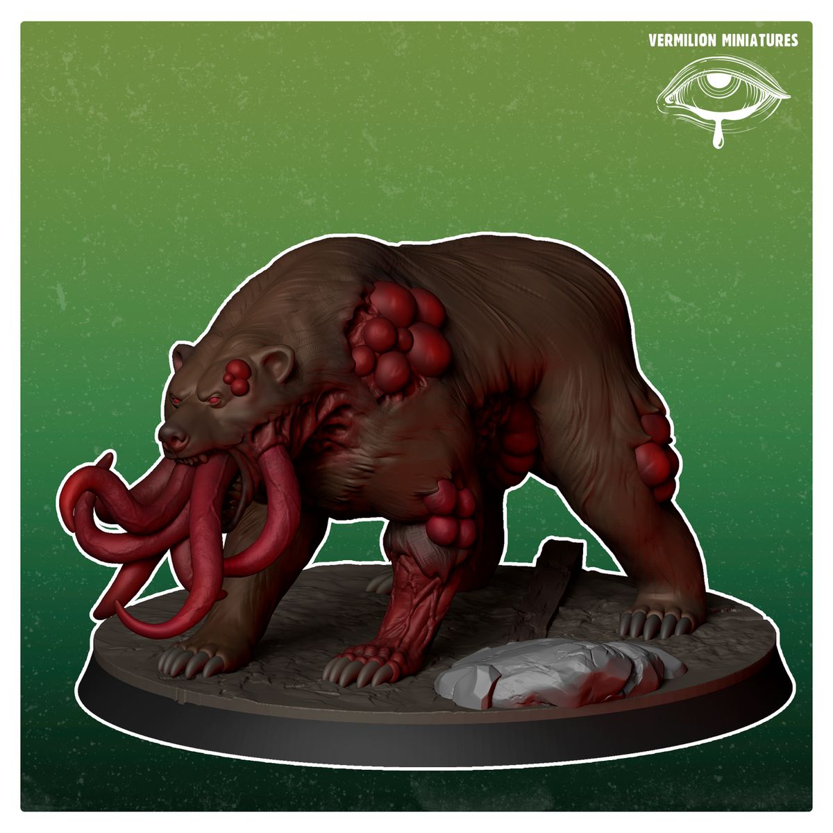 Infested Bear 1 - Infested (Sculpted by Vermilion Miniatures)