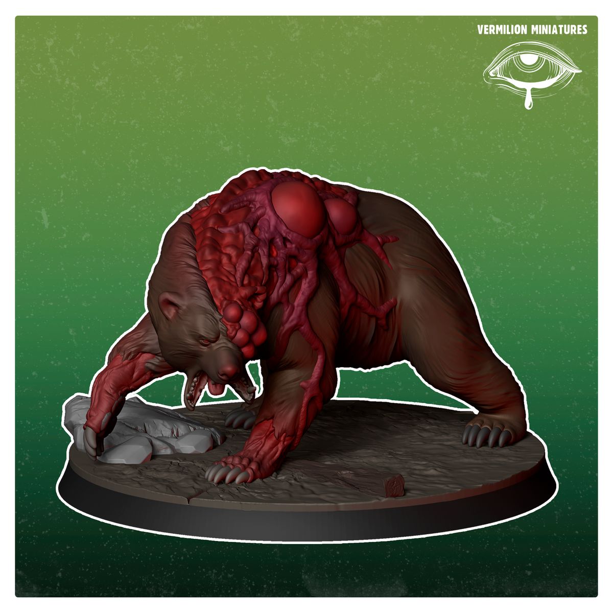 Infested Bear 2 - Infested (Sculpted by Vermilion Miniatures)
