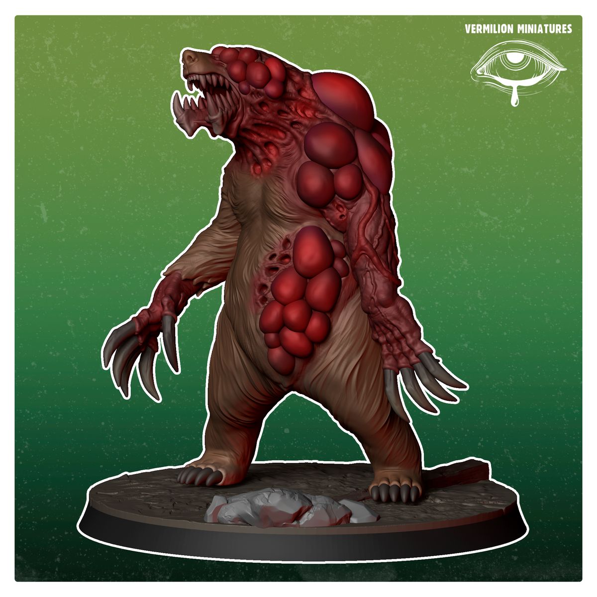 Infested Bear 3 - Infested (Sculpted by Vermilion Miniatures)