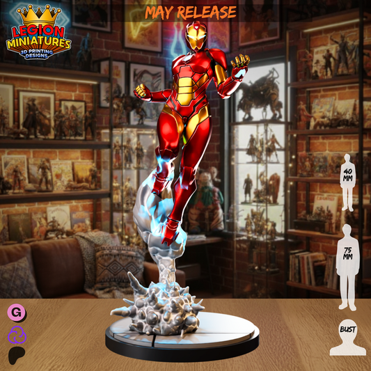 Riri fan-art miniature by Legion Miniatures