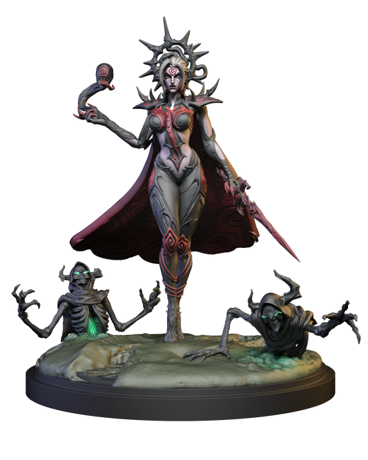 Hela Queen in Black painted