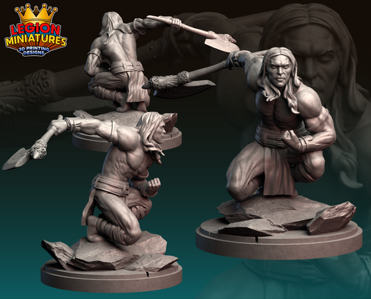 Young Thor Fan-Art 40mm Miniature (Sculpted by Legion Miniatures)