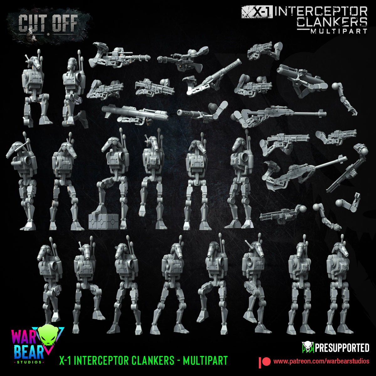 X-1 Interceptor Clankers - Multipart