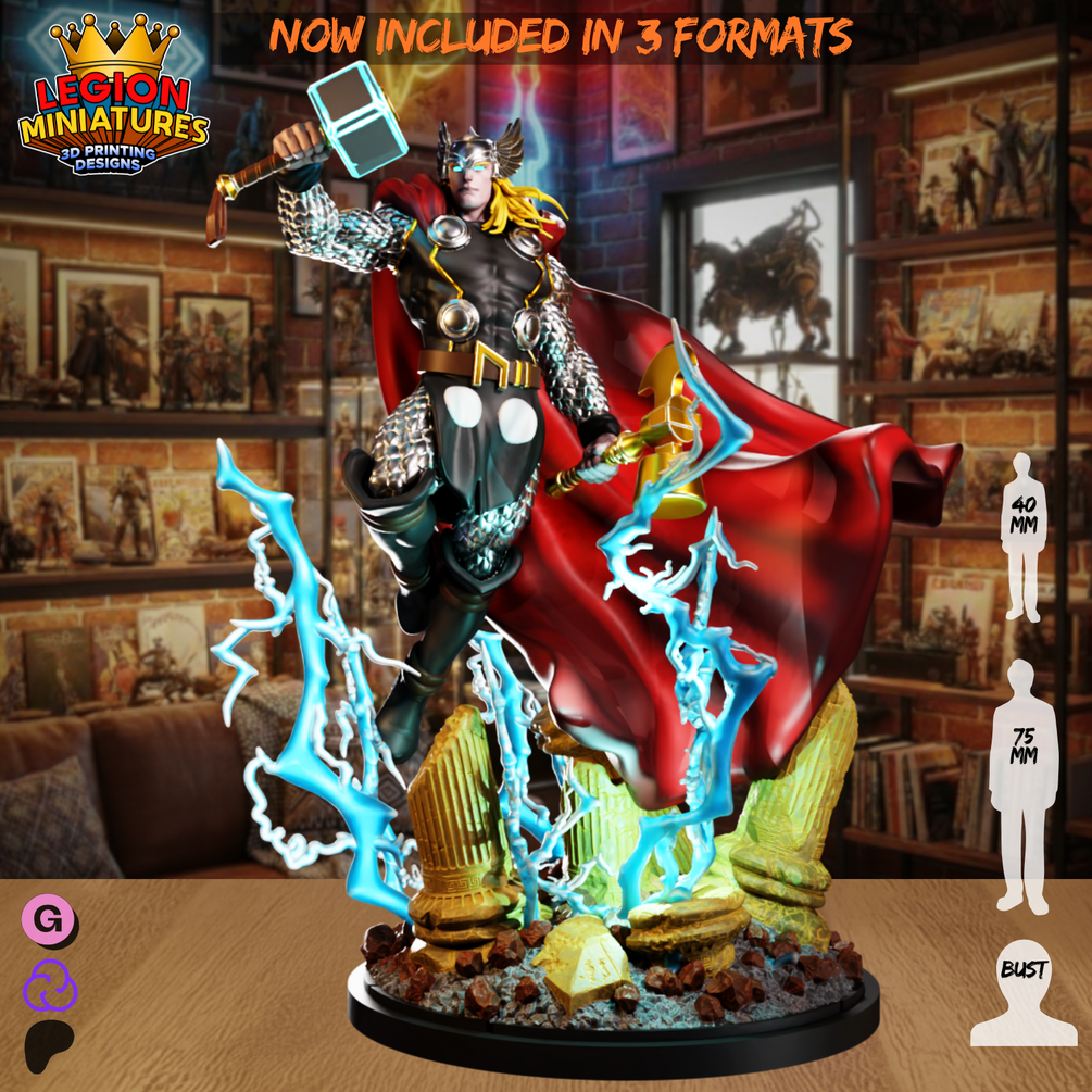 Thor fan-art miniature by Legion Miniatures