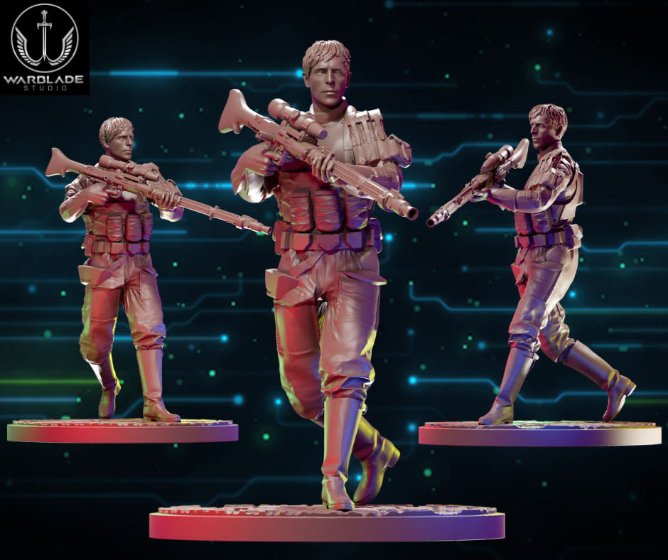 Del Meeko - Fan Art (Sculpted by Warblade Studios)
