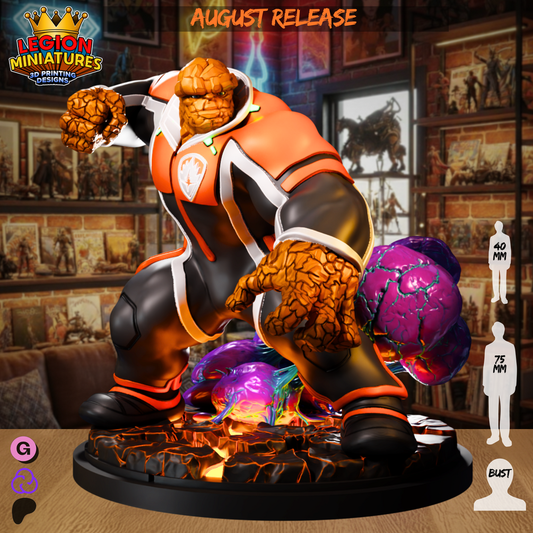 Thing (Guardians) fan-art miniature by Legion Miniatures