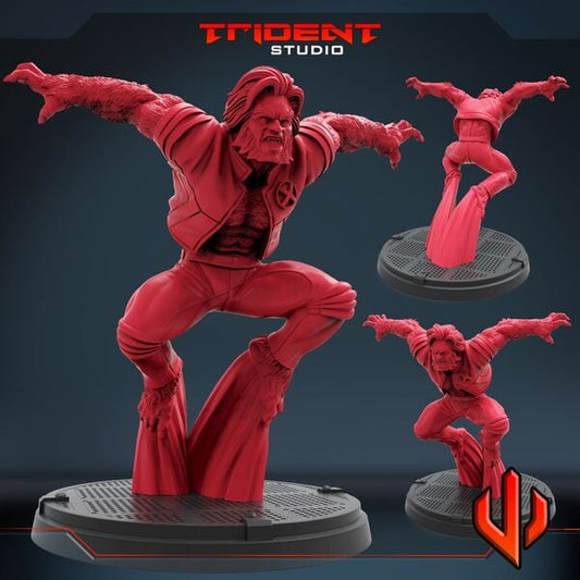 Beast X-Men 2000 Movie (Fan art sculpted by Trident Studio) (Crisis Protocol Proxy/Alternative)