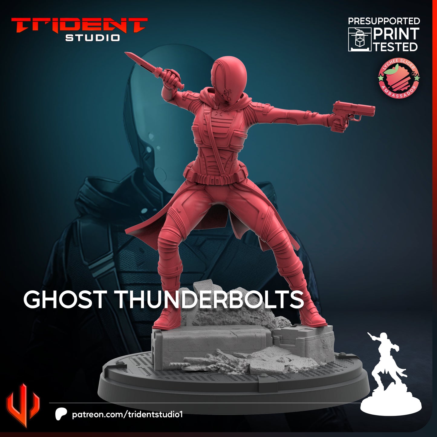 Ghost - Thunderbolts (Sculpted by Trident Studios)