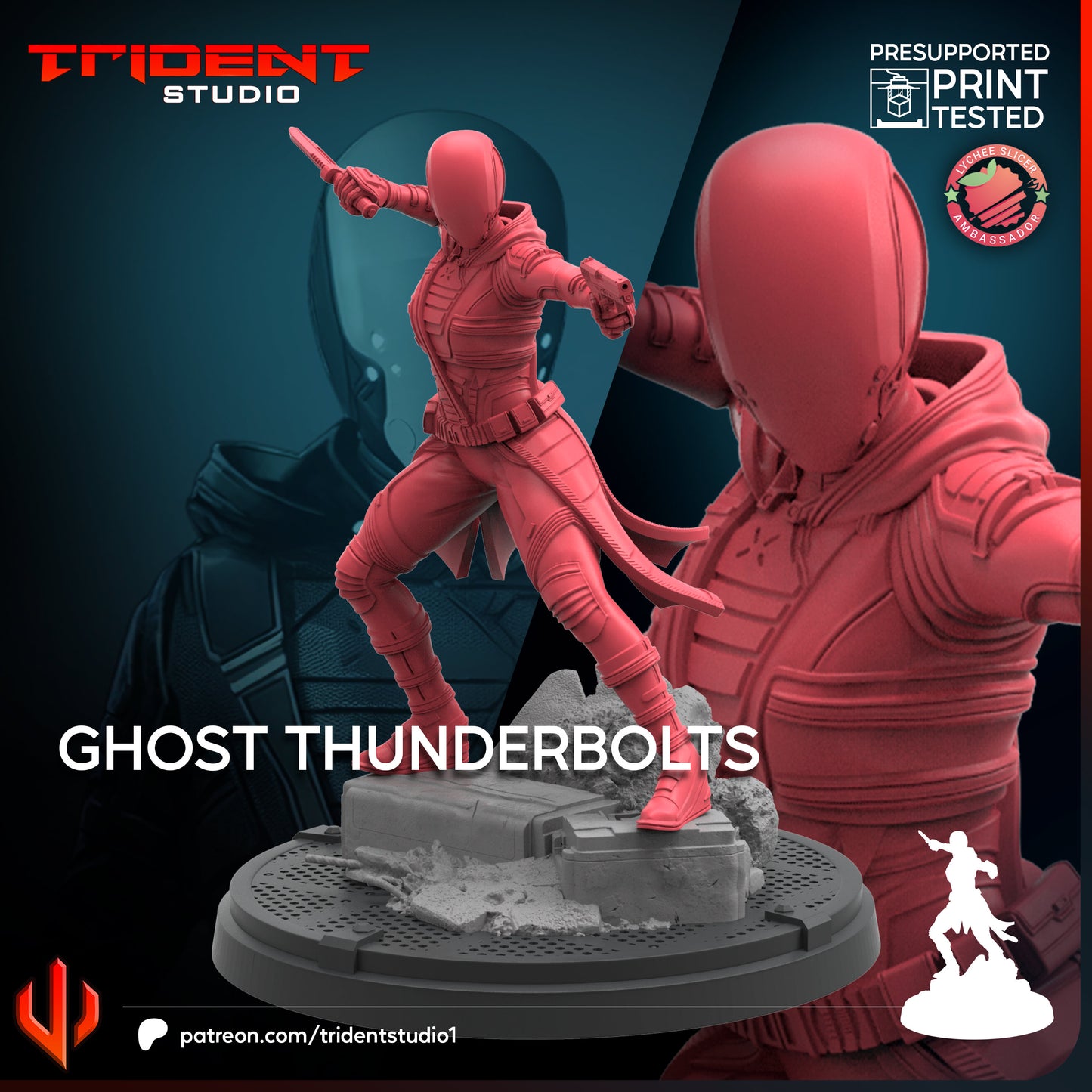 Ghost - Thunderbolts (Sculpted by Trident Studios)