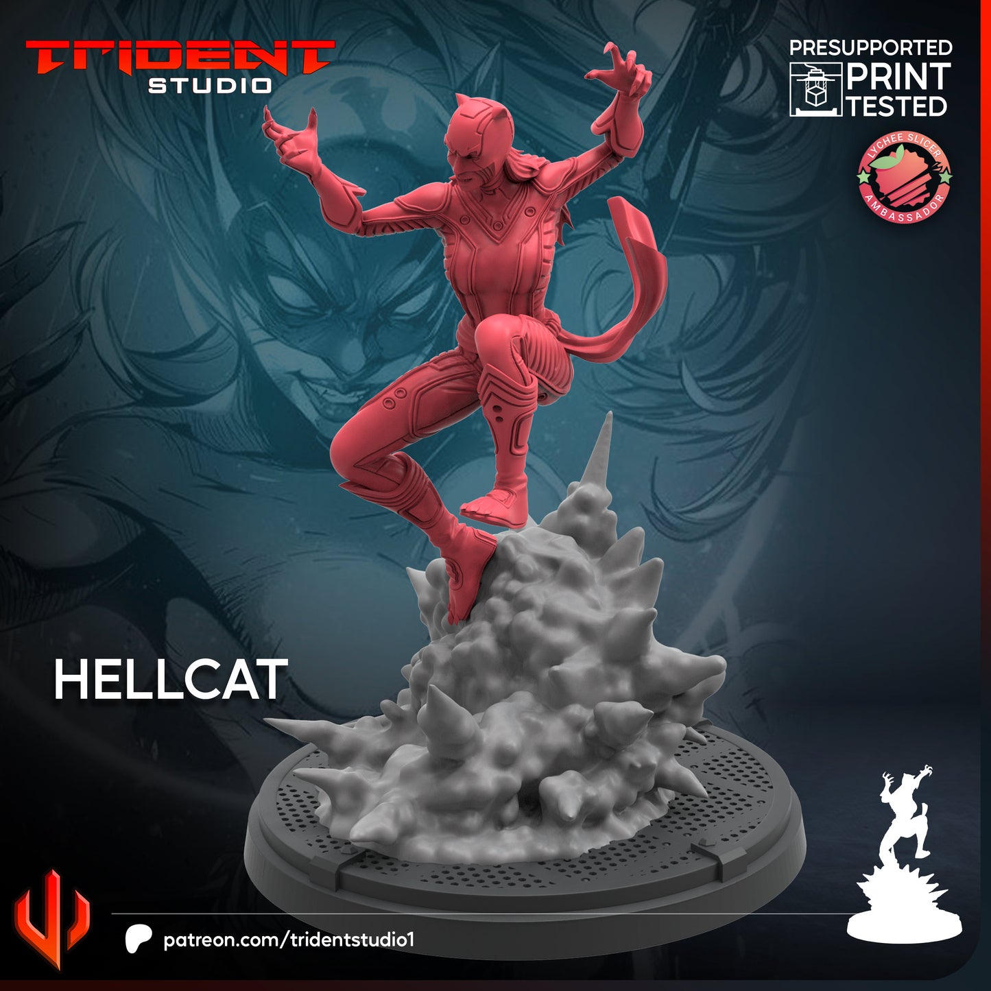 Hellcat (Sculpted by Trident Studios)