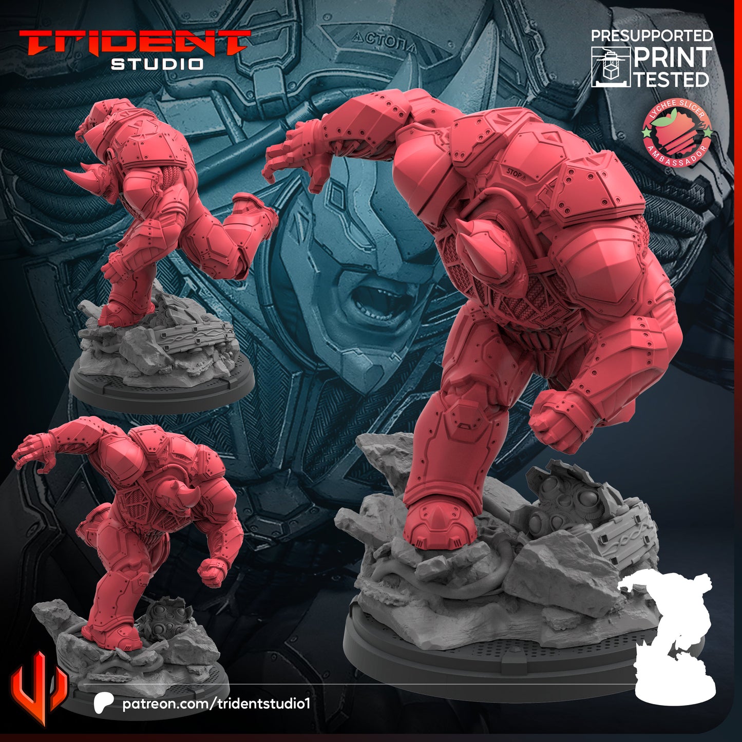 Rhino (Sculpted by Trident Studios)