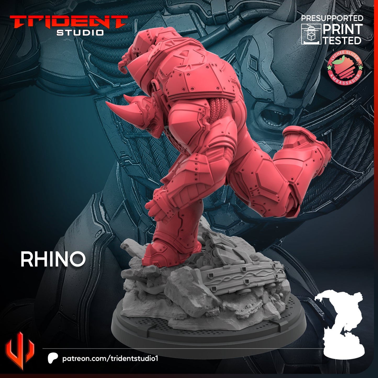 Rhino (Sculpted by Trident Studios)