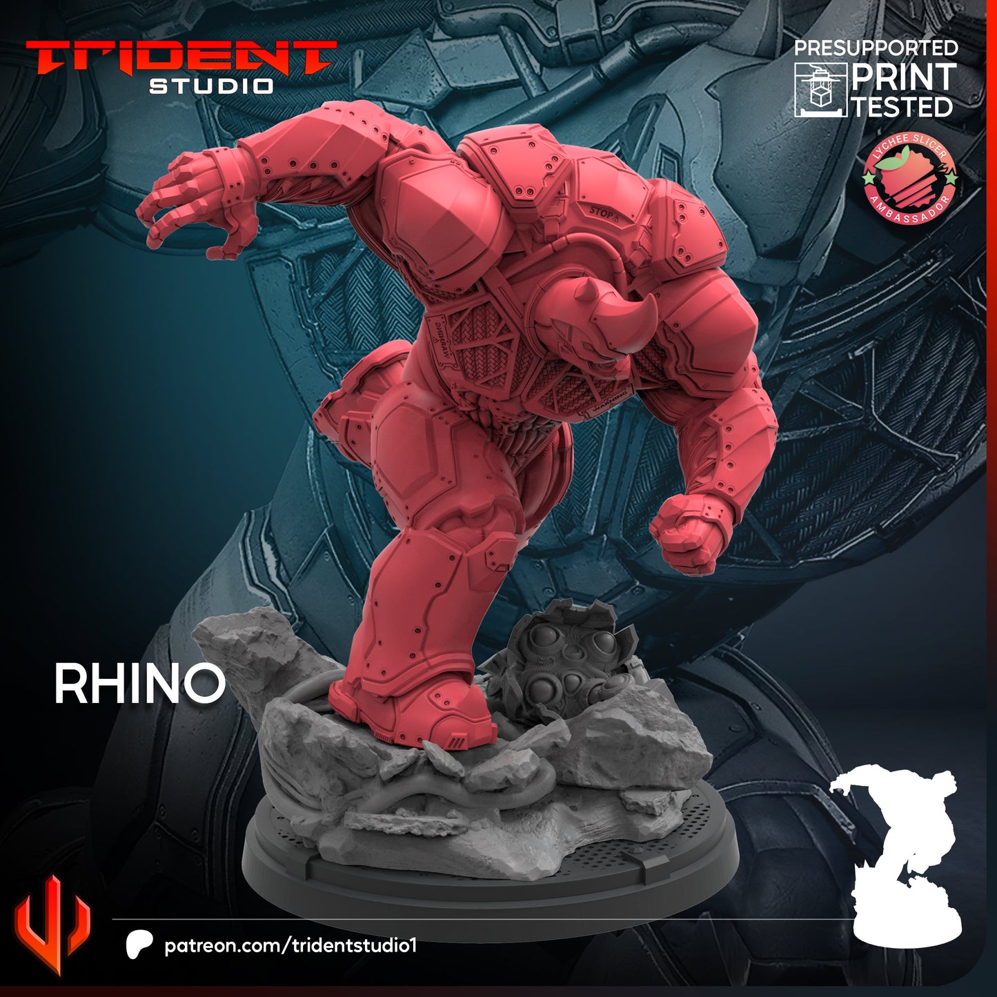 Rhino (Sculpted by Trident Studios)