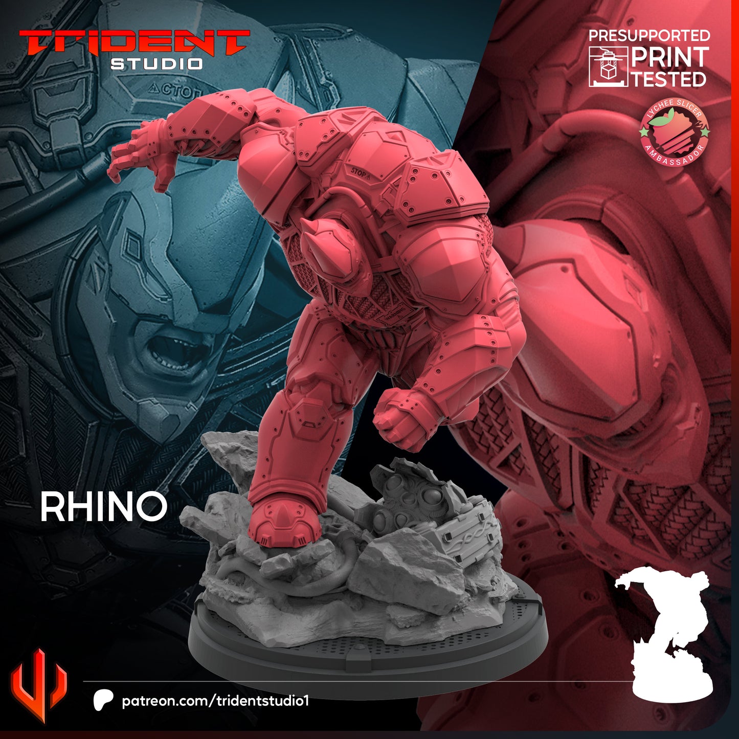 Rhino (Sculpted by Trident Studios)