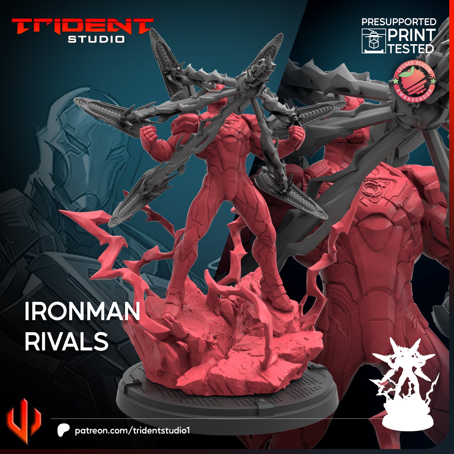 Iron-Man - Rivals (Sculpted by Trident Studios)