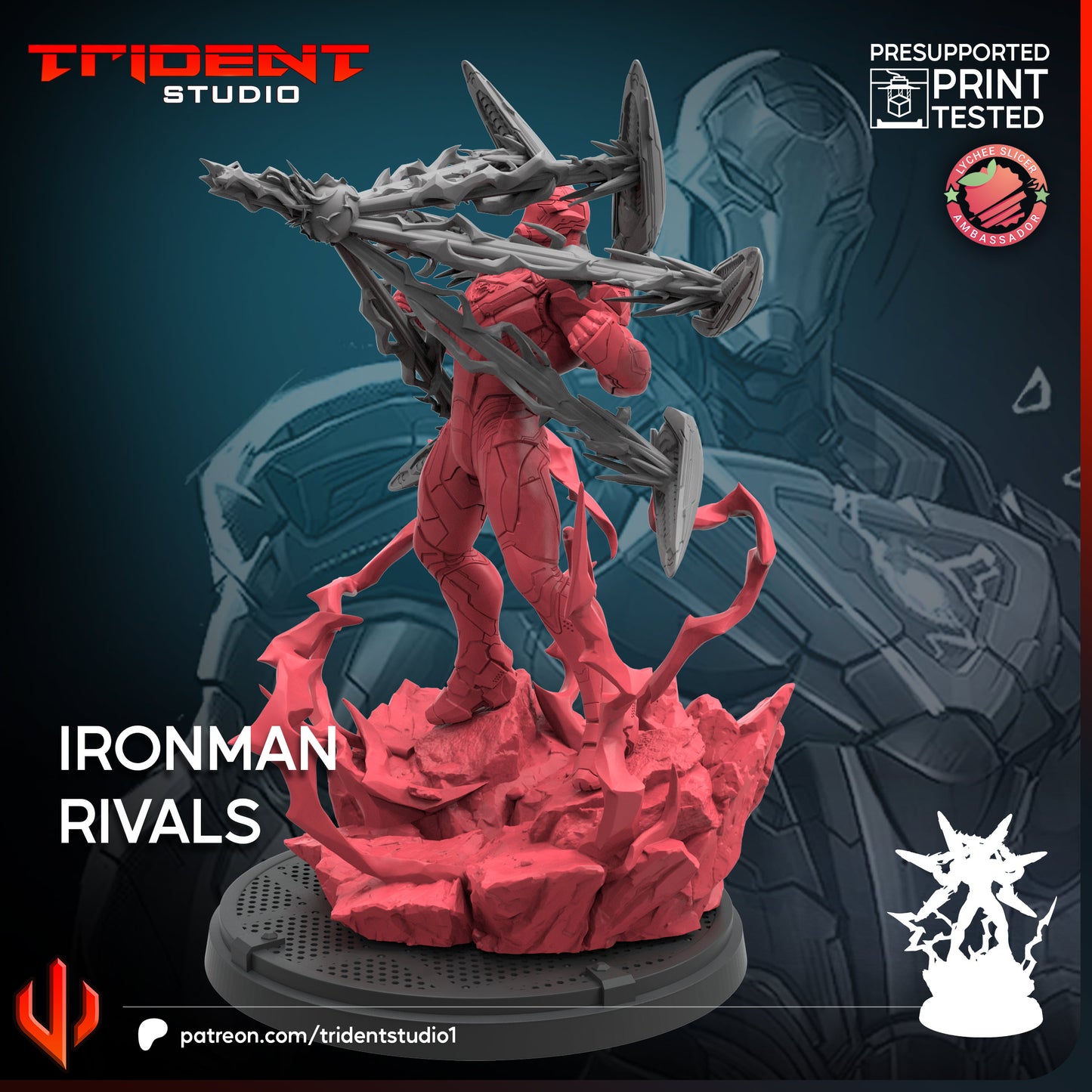 Iron-Man - Rivals (Sculpted by Trident Studios)