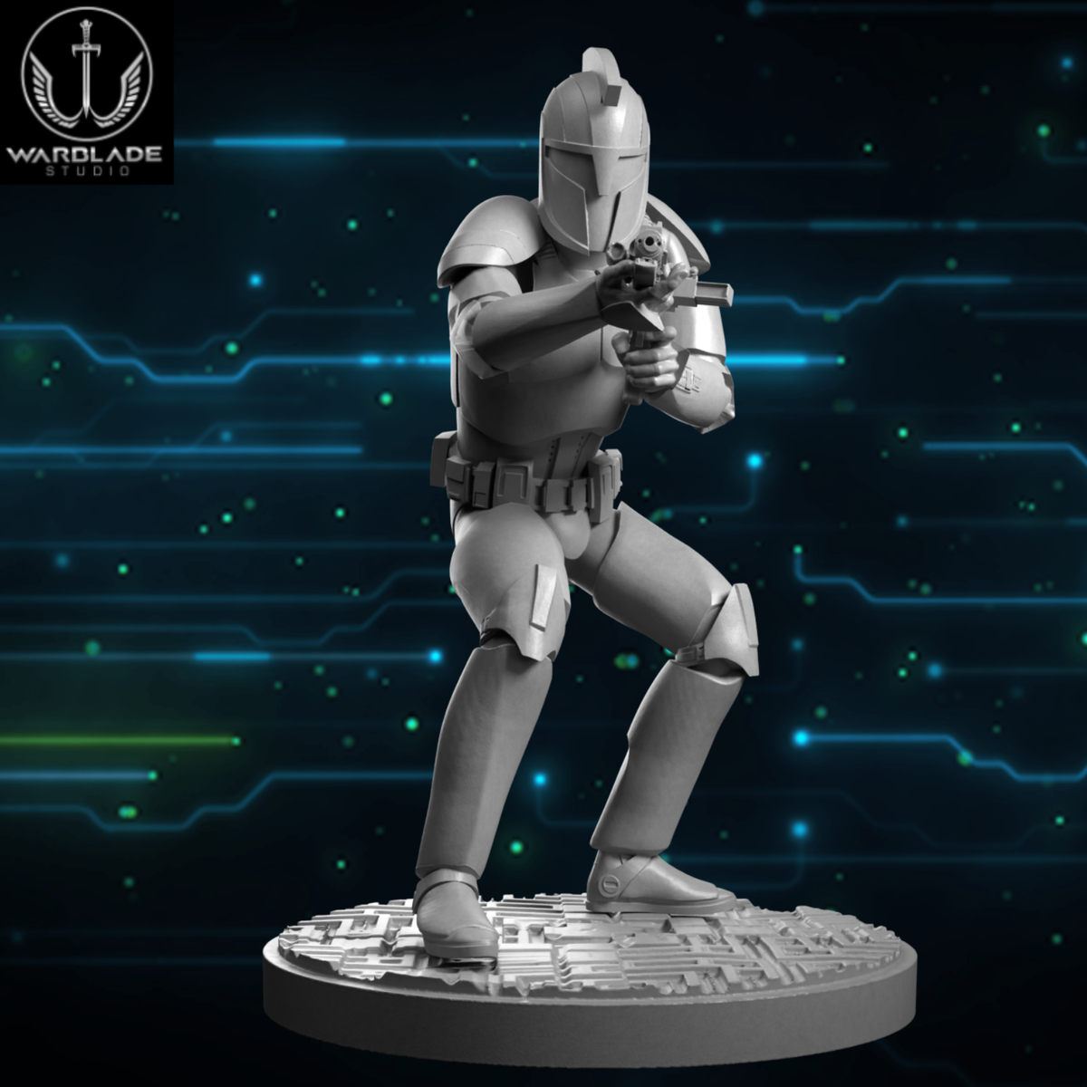 Senate Commando - Fan Art (Sculpted by Warblade Studios)