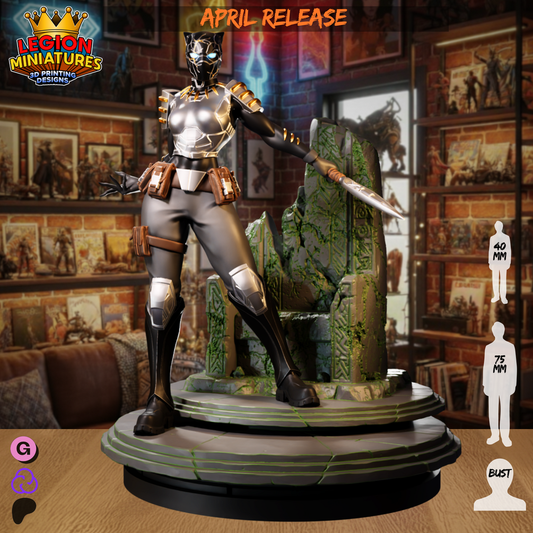 Killmonger fan-art miniature by Legion Miniatures