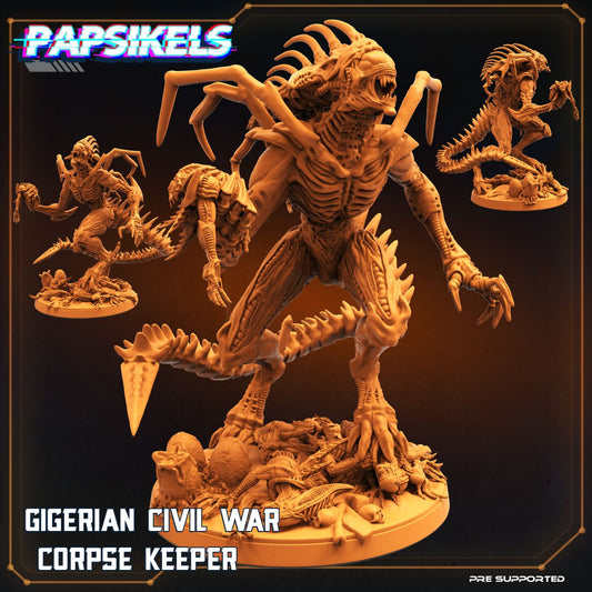 Gigerian Civil War Corpse Keeper (Sculpted by Papsikels)