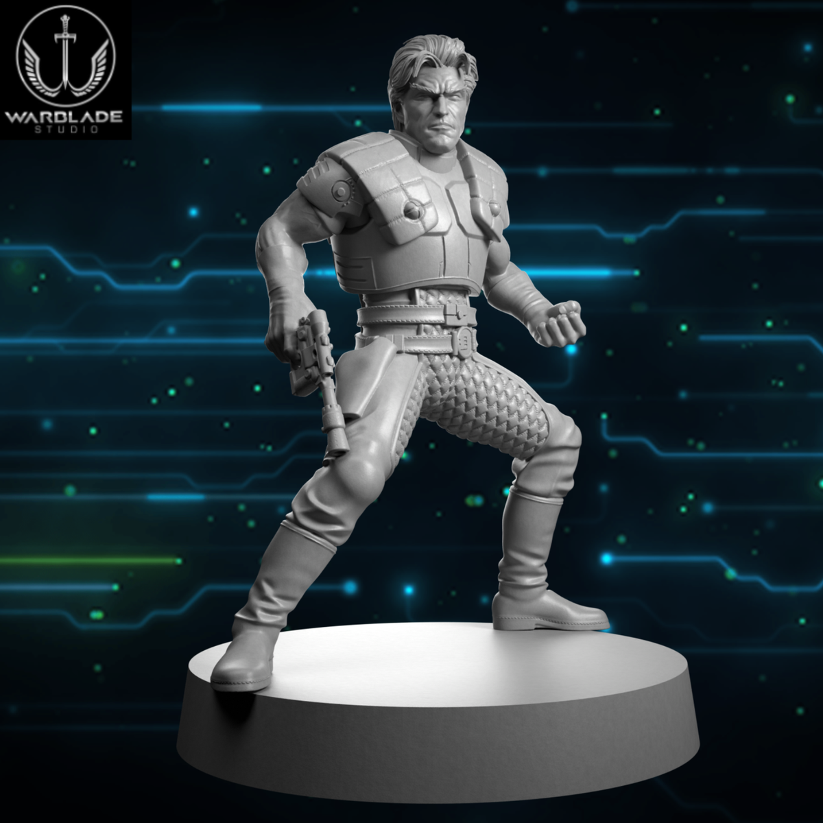 Dash Rendar - Fan Art (Sculpted by Warblade Studios)