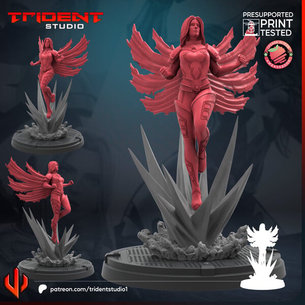 Songbird (Fan art sculpted by Trident Studio) (Crisis Protocol Proxy/Alternative)