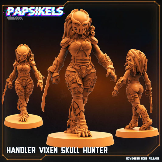 Handler Vixen Skull Hunter - Predator Fan Art (Sculpted by Papsikels)