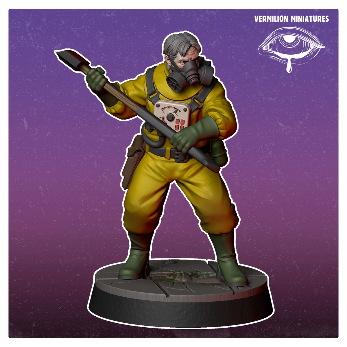 Hazmat 6 - Rad-Chem Control (Sculpted by Vermilion Miniatures)
