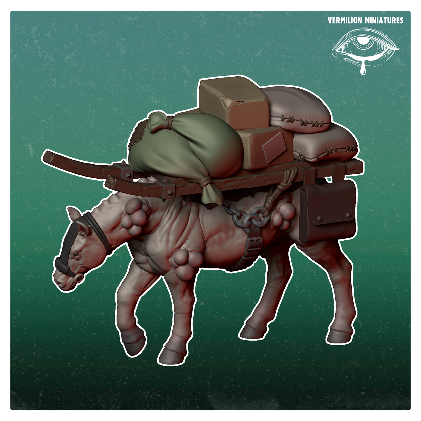 Horse 2 - Trade Post Collection(Sculpted by Vermillion Miniatures)