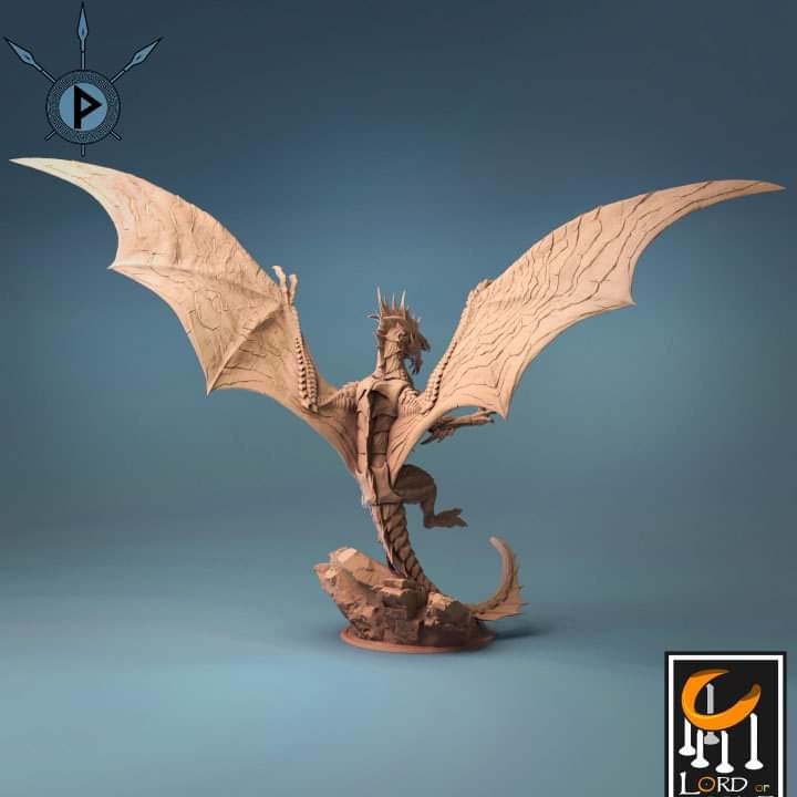 Grey Dragon by Lord of the Print (Silver Dragon)