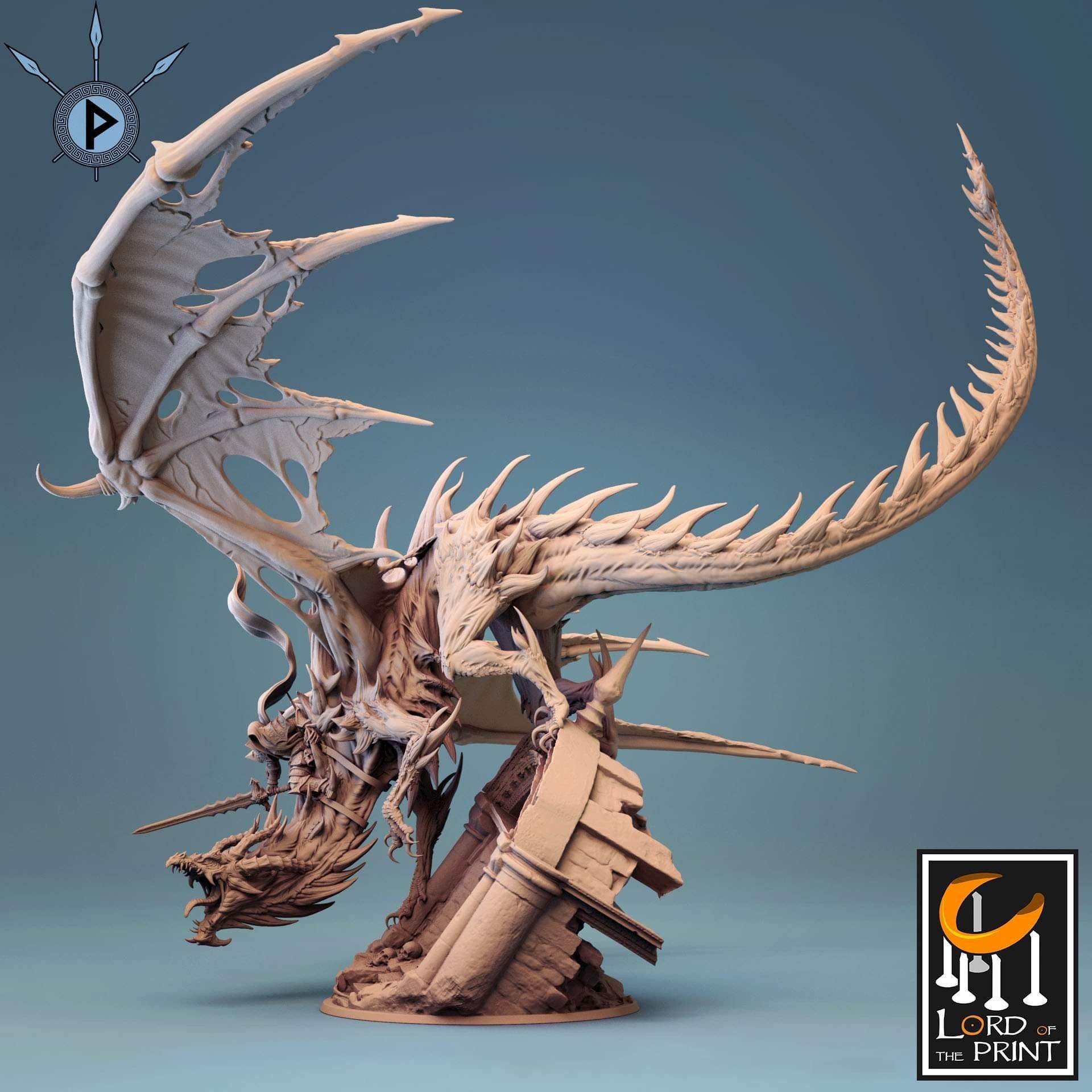 Cursed Dragon by Lord of the Print (Black Dragon)