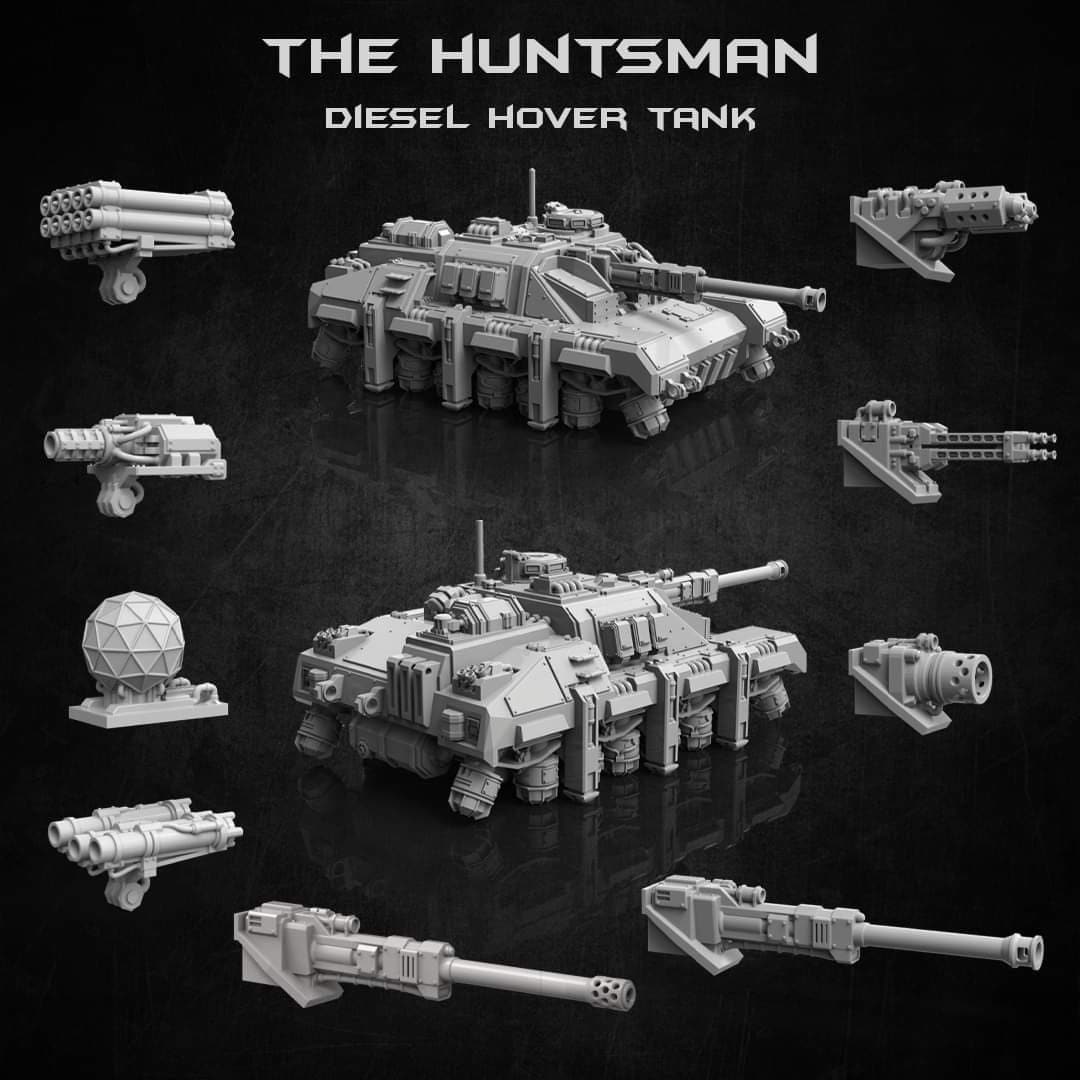 Huntsman Hover Tank Kit (by Print Minis)