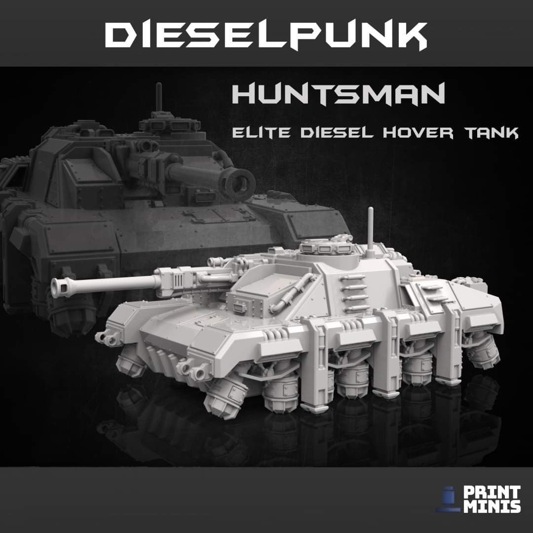 Huntsman Hover Tank Kit (by Print Minis)