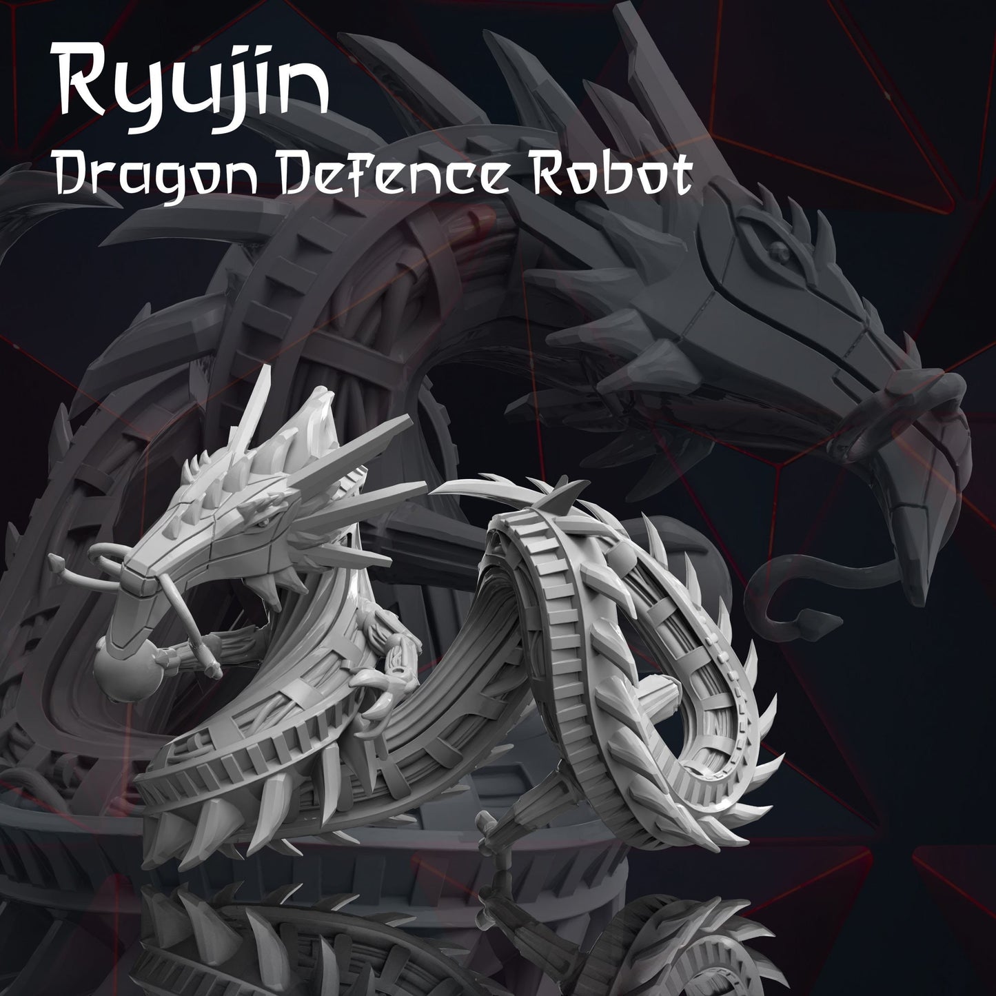 Ryujin, Dragon Defence Robot - by Print Minis