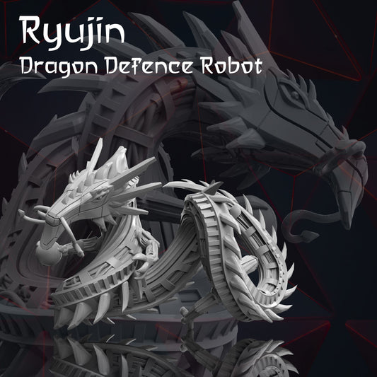 Ryujin, Dragon Defence Robot - by Print Minis