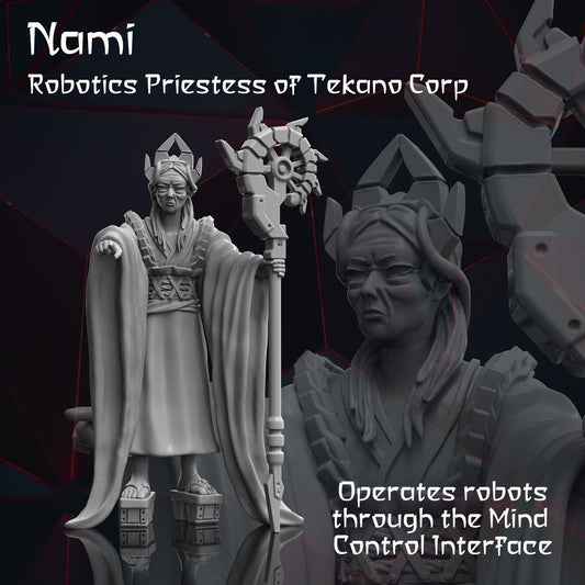Nami, Robotics Priestess of Tekano Corps(by Print Minis)