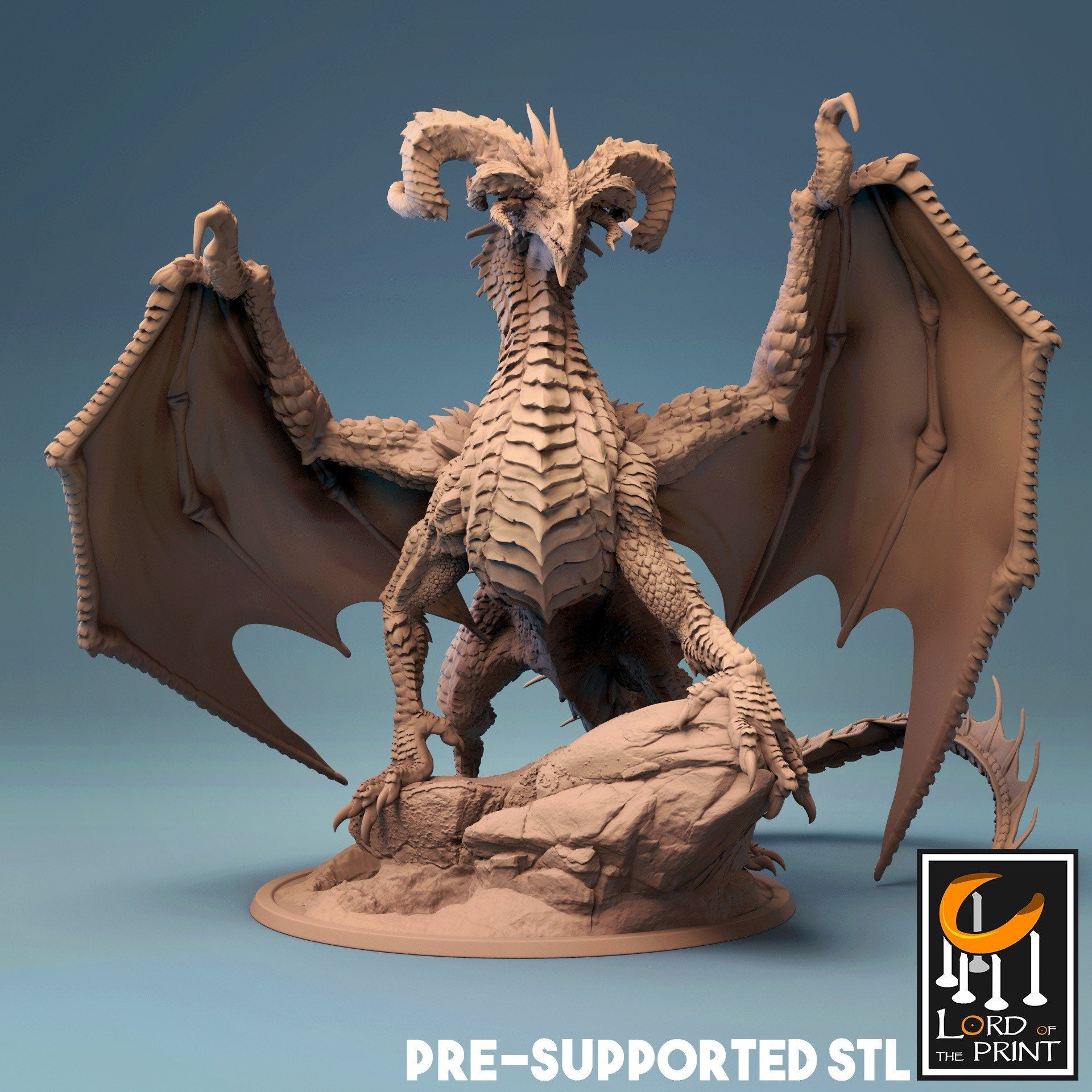 Elder Black Dragon by Lord of the Print