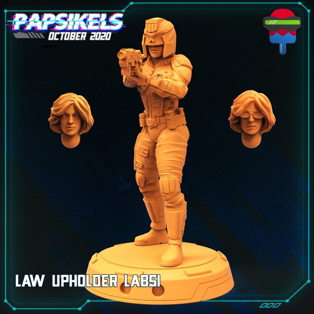 Law Upholder Labsi / Judge Anderson (sculpted by Papsikels)