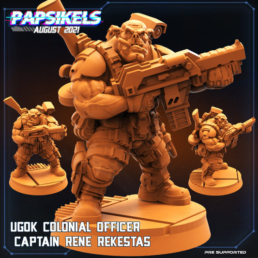 Ugok Colonial Marine / Orks / Orruks / Ogryns (sculpted by Papsikels)