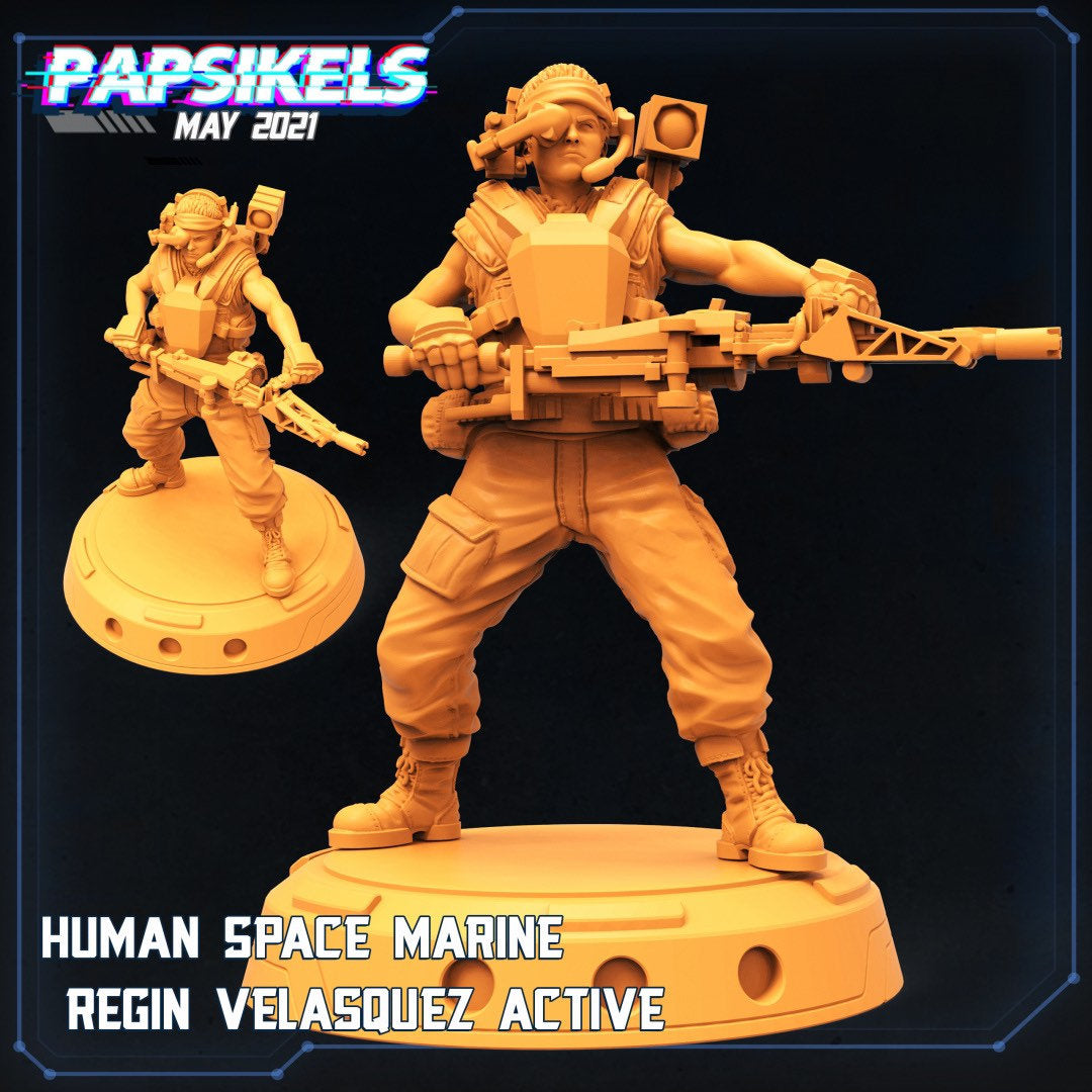 Pvt Vasquez / Regin Velasquez - Colonial Marine (sculpted by Papsikels)