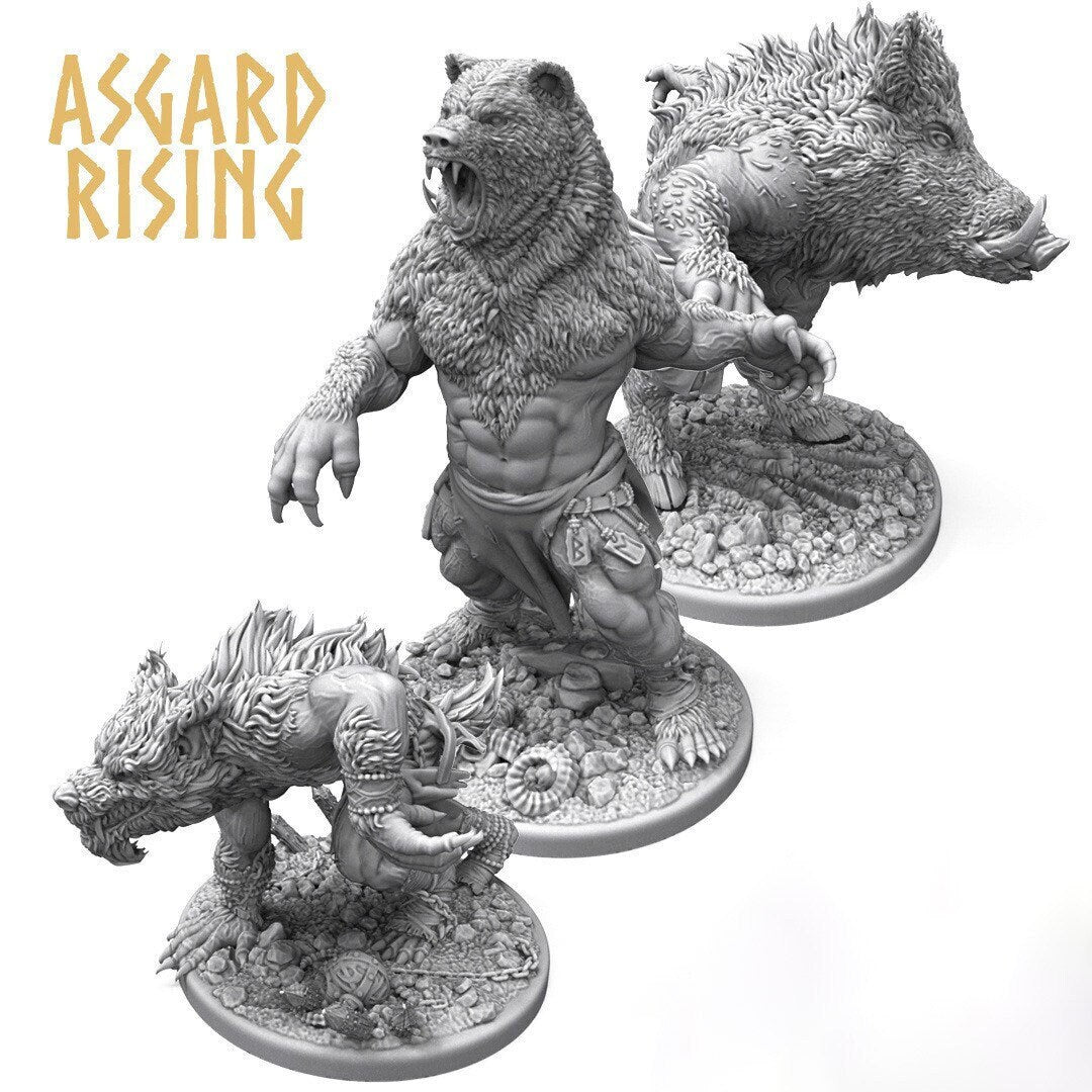 Shapeshifters / Werewolf / Werebear / Wereboar (by Asgard Rising ...