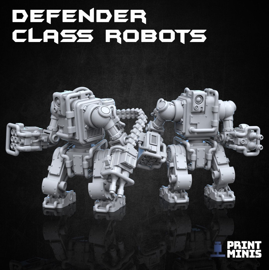 Defender Class Robot (by Print Minis)