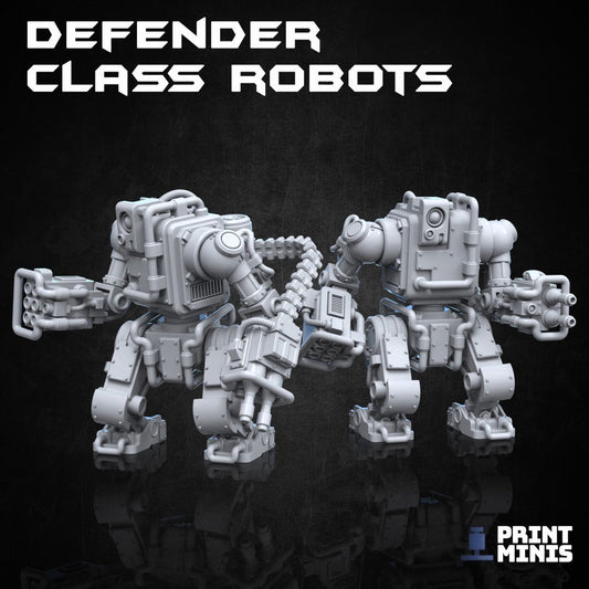 Defender Class Robot (by Print Minis)