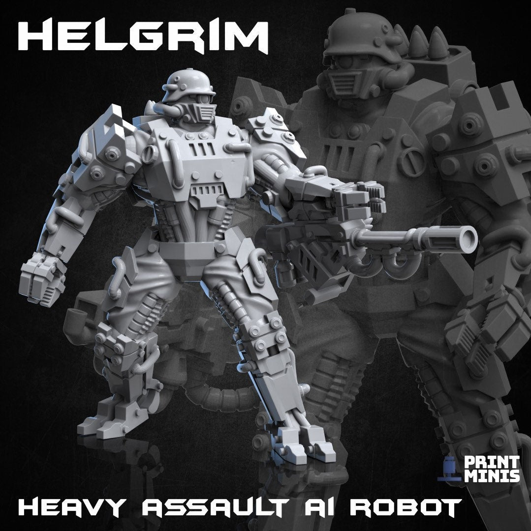 Helgrim Assault Robot (by Print Minis)