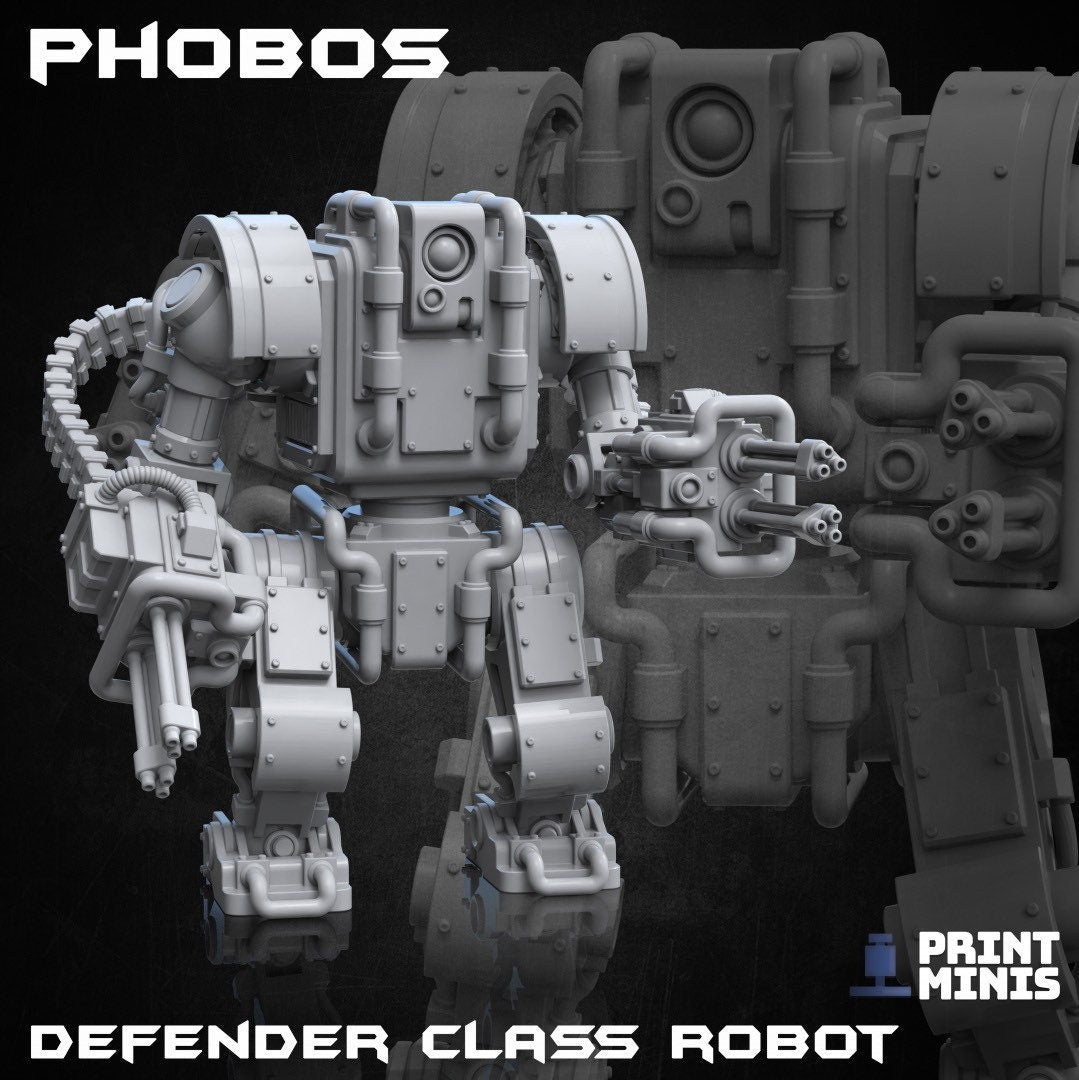 Defender Class Robot (by Print Minis)